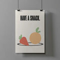 Minimalist 'Have a Snack' Print Set: Modern Abstract Wall Art (Digital Download) UniqueVonMarcel