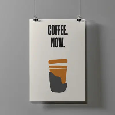 Minimalist Coffee Print Set: Abstract Modern Wall Art (Digital Download) UniqueVonMarcel