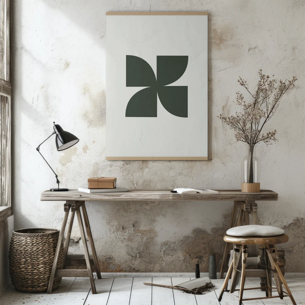 Mid Century Modern Abstract Print Set: Geometric Wall Art (Digital Download) UniqueVonMarcel