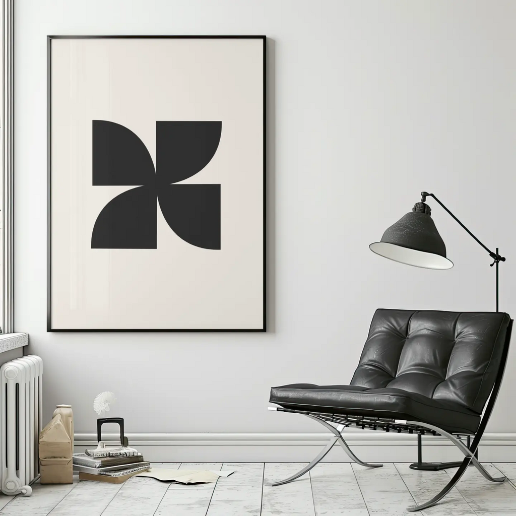 Mid Century Modern Abstract Print Set: Geometric Wall Art (Digital Download) UniqueVonMarcel