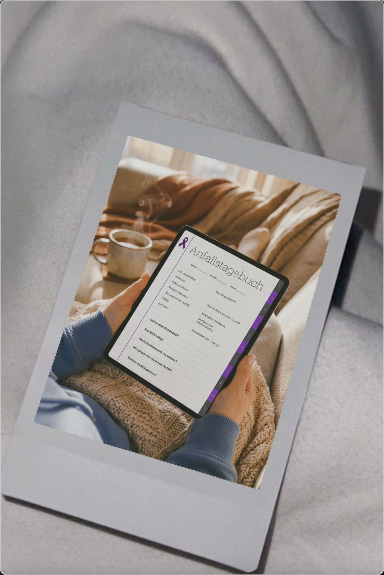 Quiet Signal DIGITAL – Hyperlinked Epilepsie Tracker & Notfallblatt (sofort zum Download)